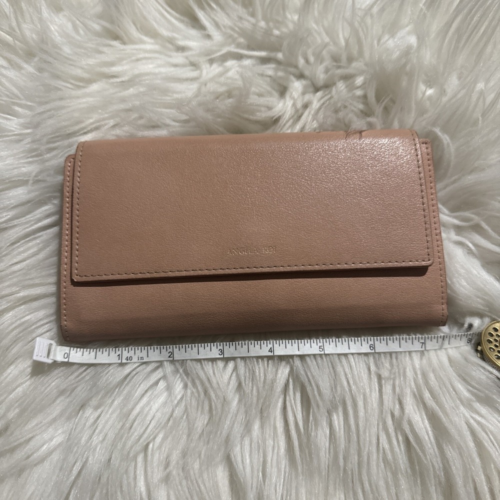 Angela Roi Dusty Pink Woman's Wallet Clean EUC